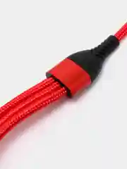 Красный кабель для зарядки 3 в 1, Lightning, TYPE-C, MICRO USB, 120 см