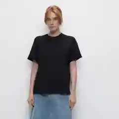 Черный футболка befree женская