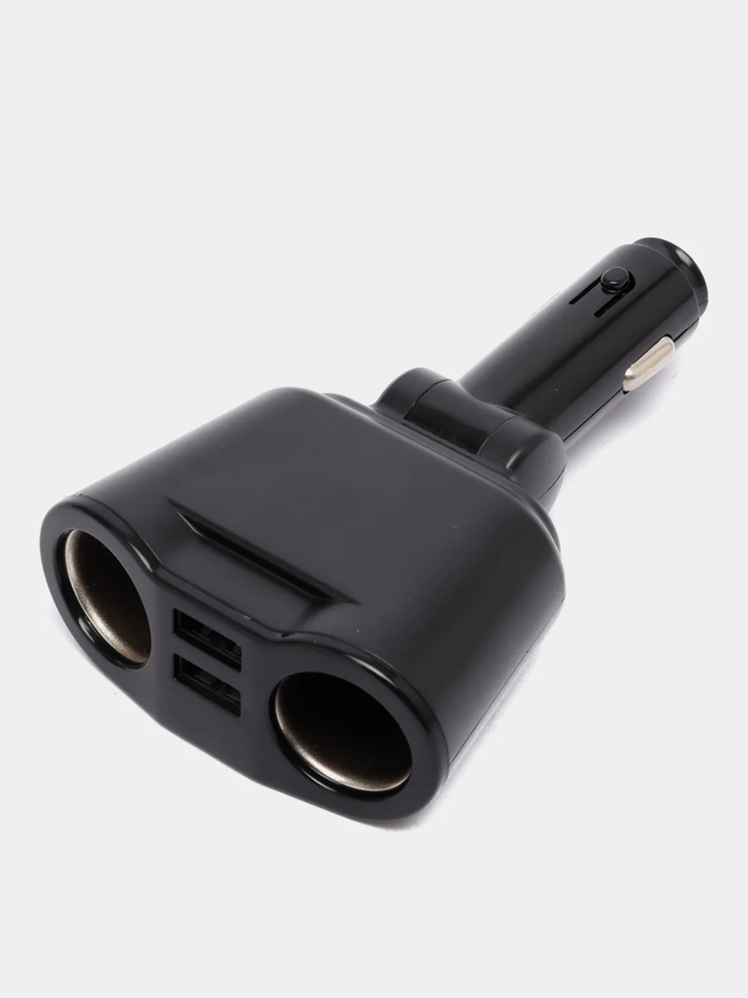 Разветвитель прикуривателя для автомобиля, на 2 гнезда, 2 USB разъема, 3.1 А