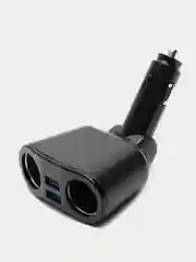 Разветвитель прикуривателя для автомобиля, на 2 гнезда, 2 USB разъема, 3.1 А