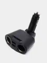 Разветвитель прикуривателя для автомобиля, на 2 гнезда, 2 USB разъема, 3.1 А