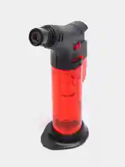 Красный газовая зажигалка "Турбо", с подставкой, газовая горелка автоген