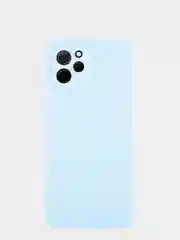 Светло-синий чехол BROSCORP для Huawei Nova Y61, матовый, силиконовый