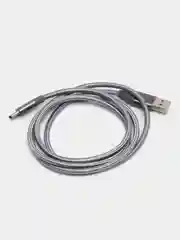 Серый кабель USB Type C для зарядки, передачи данных, быстрая зарядка