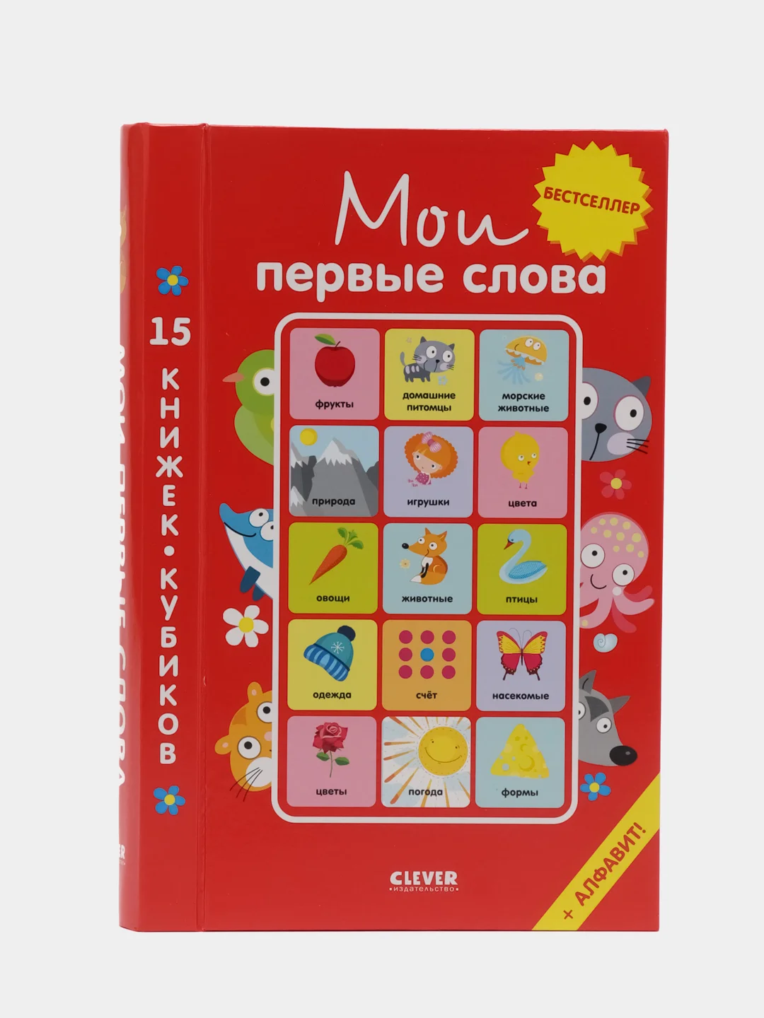 15 книжек-кубиков. Русский язык. Мои первые слова/Коллектив авторов