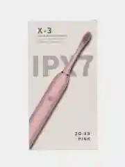 Розовый электрическая зубная щетка Sonic Toothbrush X-3, звуковая, 6 режимов, 4 насадки
