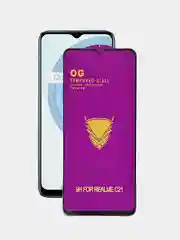 Черный защитное стекло OG Realme C21, C21Y, C25, C30, C25s, C25Y, С33, C35, С20, C31