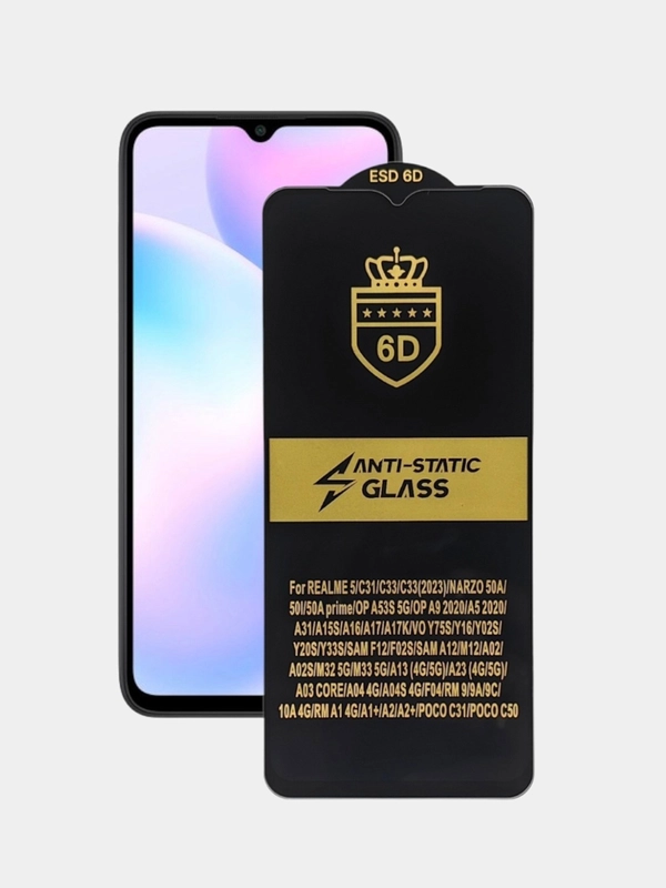 Защитное стекло Anti-Static Redmi 9/9a, 9C, 10A 4G, A1 Plus, A2 Plus, Poco C31, C50