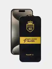 Защитное стекло Anti-Static для iPhone 15, 15 Pro, 15 Plus, 15 Pro Max