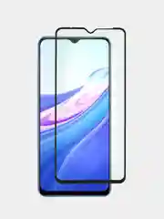 Черный защитное стекло для Vivo Y02 / Y20 / Y21 / Y22 / Y35  / Y33s / Y31  / Y16 / Y53s / Y22S