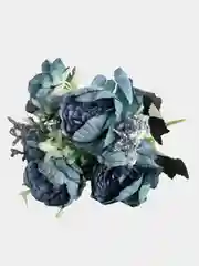 Синий искусственные цветы Пионы букет, розы, камелии, ранункулюсы, осока, растения, зелень