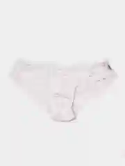 Белый кружевные трусы слипы