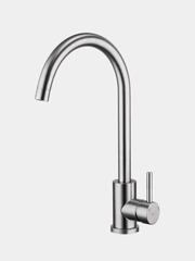 Смеситель для кухни Frap F40899 из нержавеющей стали с поворотным изливом смеситель кран