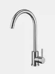 Серебряный смеситель для кухни Frap F40899 из нержавеющей стали с поворотным изливом смеситель кран