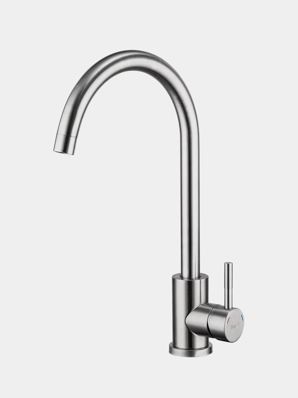 Смеситель для кухни Frap F40899 из нержавеющей стали с поворотным изливом смеситель кран