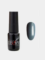 Гель лак, гель-лак для ногтей LuckyLak Fashion №091, 8g серый, зеленый подтон для маникюра