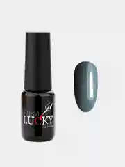 Гель лак, гель-лак для ногтей LuckyLak Fashion №091, 8g серый, зеленый подтон для маникюра