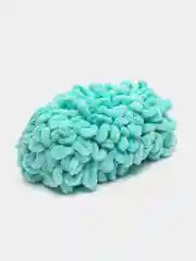 Бирюзовый пряжа турецкая Alize puffy/ петельки / пряжа пальцами / микрополиэстер/ ализе пуффи