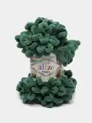 Зеленый пряжа Турция "Alize PUFFY"