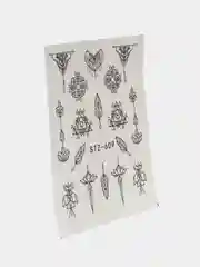 Зелёный хаки наклейки для маникюра/дизайн ногтей/наклейки для ногтей/слайдеры для ногтей