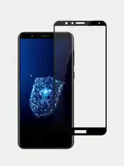 Защитное стекло для Huawei Honor 7X (Хонор 7х), c черной рамкой