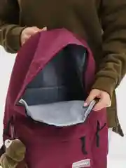 Бордовый рюкзак для девочки для мальчика, молодежный