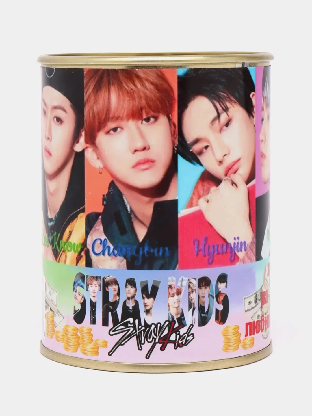 Копилка для денег, монет и купюр "Stray Kids, копим на аксессуар любимой группы"