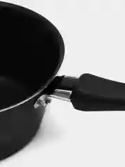 Серый ковш штампованный, с антипригарным покрытием, 18 см, 1,5 л
