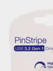 Флешка Verbatim Pin Stripe Black, USB 3.2, Gen 1 2.0, память 16GB