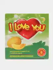 Презервативы I Love You с ароматом дыни, 3 шт