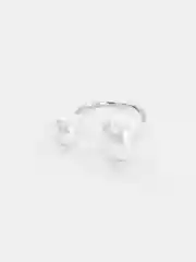 Серебряный кольцо женское с жемчугом