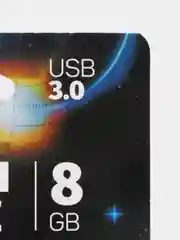 Золотой usb память Perfeo C14, USB 3.0, 8 / 16 / 32 / 64 GB, металл, юсб флешка