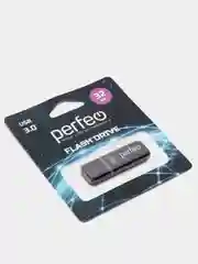 Черный usb память Perfeo C12, USB 3.0, 8, 16, 32, 64 GB, юсб 3.0 флешка