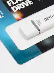 Белый usb память Perfeo C12, USB 3.0, 8, 16, 32, 64 GB, юсб 3.0 флешка
