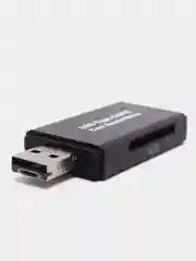 Универсальный картридер-переходник USB/MicroUSB/Type-C считывание с SD/TF адаптер