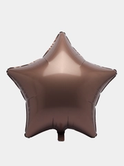 Шар фольгированный Звезда, мистик какао, 30", 76 см