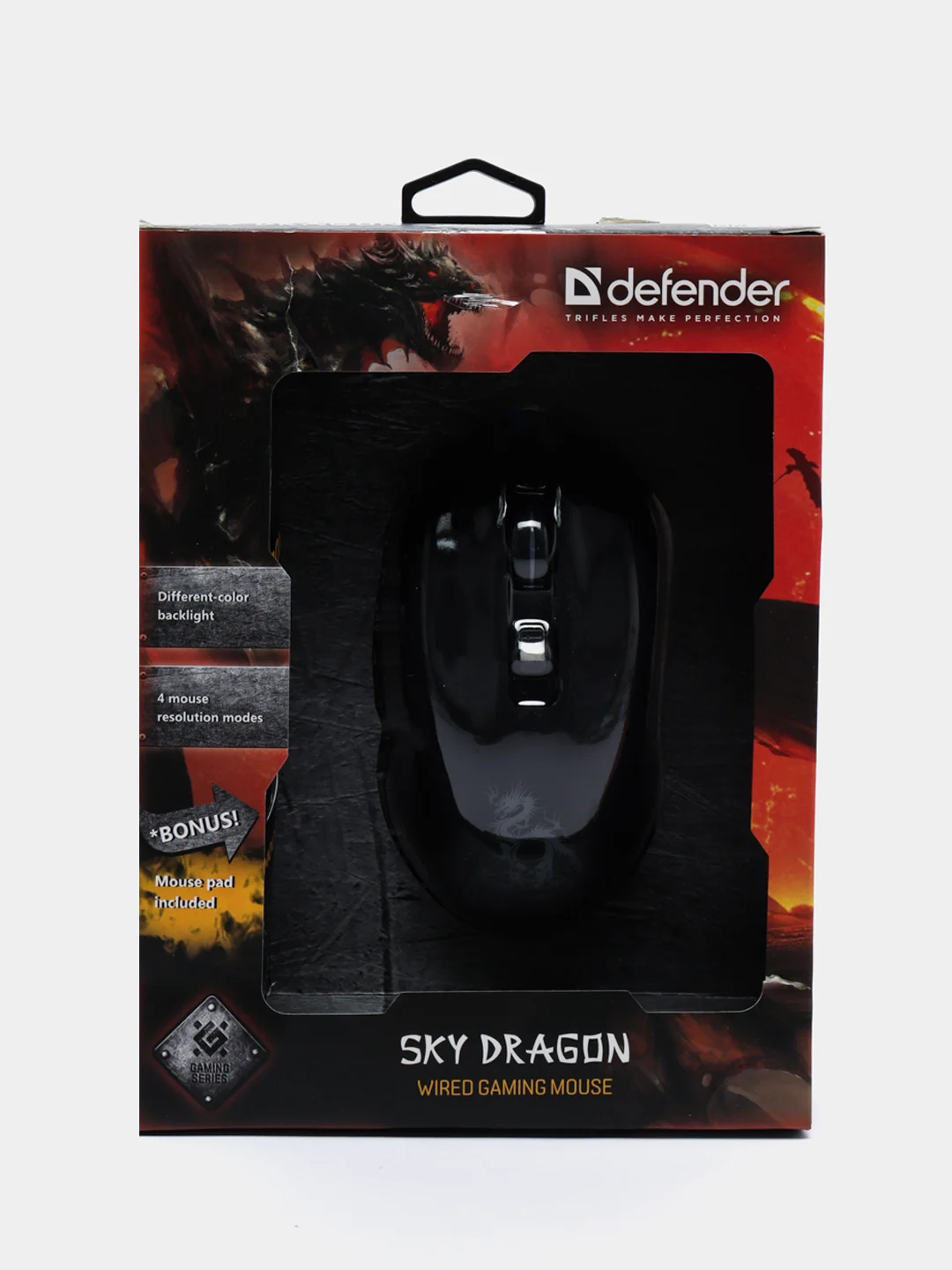 Черный игровая мышь Sky Dragon оптика, 6 кнопок, 800-3200dpi