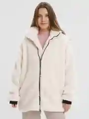 Белый пальто женское, шуба тедди, большие размеры, весна