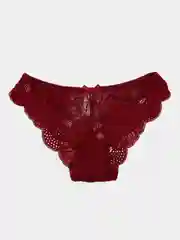 Красный женские кружевные трусы слипы