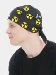 Бандана с принтом "Радиация"