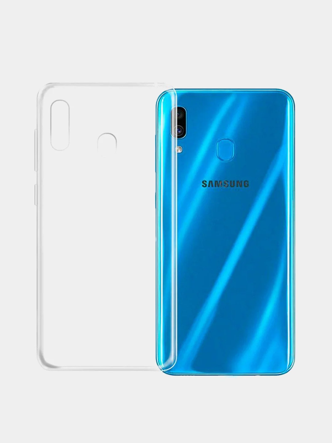 Чехол для Samsung Galaxy A20 / A30, Самсунг Галакси А20 / А30 прозрачный силиконовый