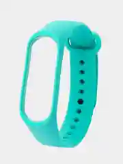 Бирюзовый ремешок силиконовый для Xiaomi Mi Band 3, Mi Band 4