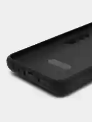 Угольный чехол для Xiaomi Redmi Note 9, противоударный, с металлической подставкой кольцом