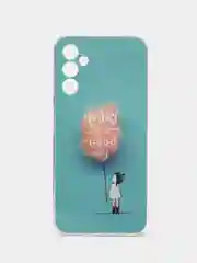 Ледяной чехол для Samsung Galaxy A14 / Самсунг Галакси А14, силиконовый, с рисунком