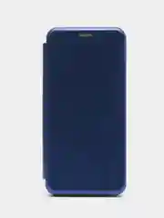 Синий чехол-книжка для Xiaomi Redmi Note 10 Pro (Ксяоми Редми Ноте 10 Про), из экокожи