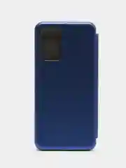 Синий чехол-книжка для Xiaomi Redmi Note 10 Pro (Ксяоми Редми Ноте 10 Про), из экокожи