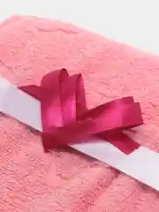 Пудровый банное полотенца, махровое полотенце,