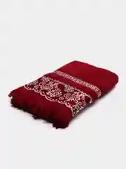 Багровый банное полотенца, махровое полотенце,