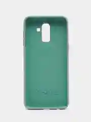 Бирюзовый защитный силиконовый чехол Silikone Cover для Samsung J8 2018
