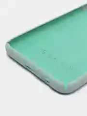Бирюзовый защитный силиконовый чехол Silikone Cover для Samsung J8 2018